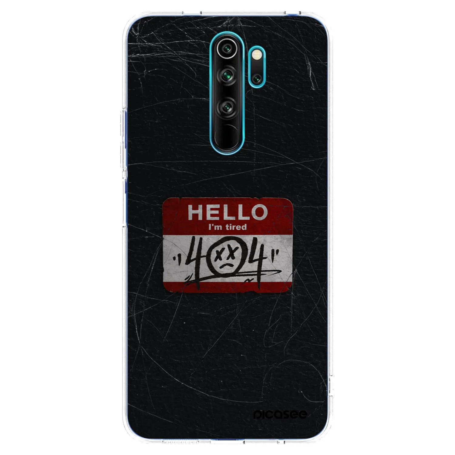 Picasee husă transparentă din silicon pentru Xiaomi Redmi Note 8 Pro - HELLO 404