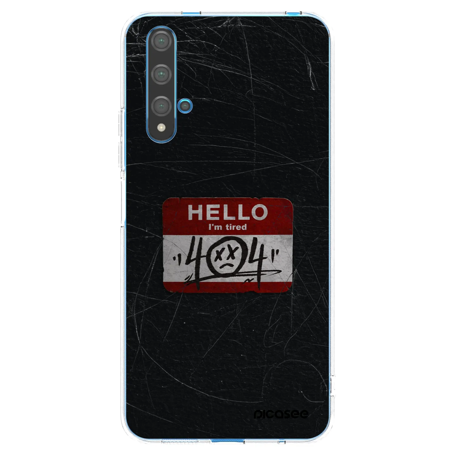 Picasee husă transparentă din silicon pentru Huawei Nova 5T - HELLO 404