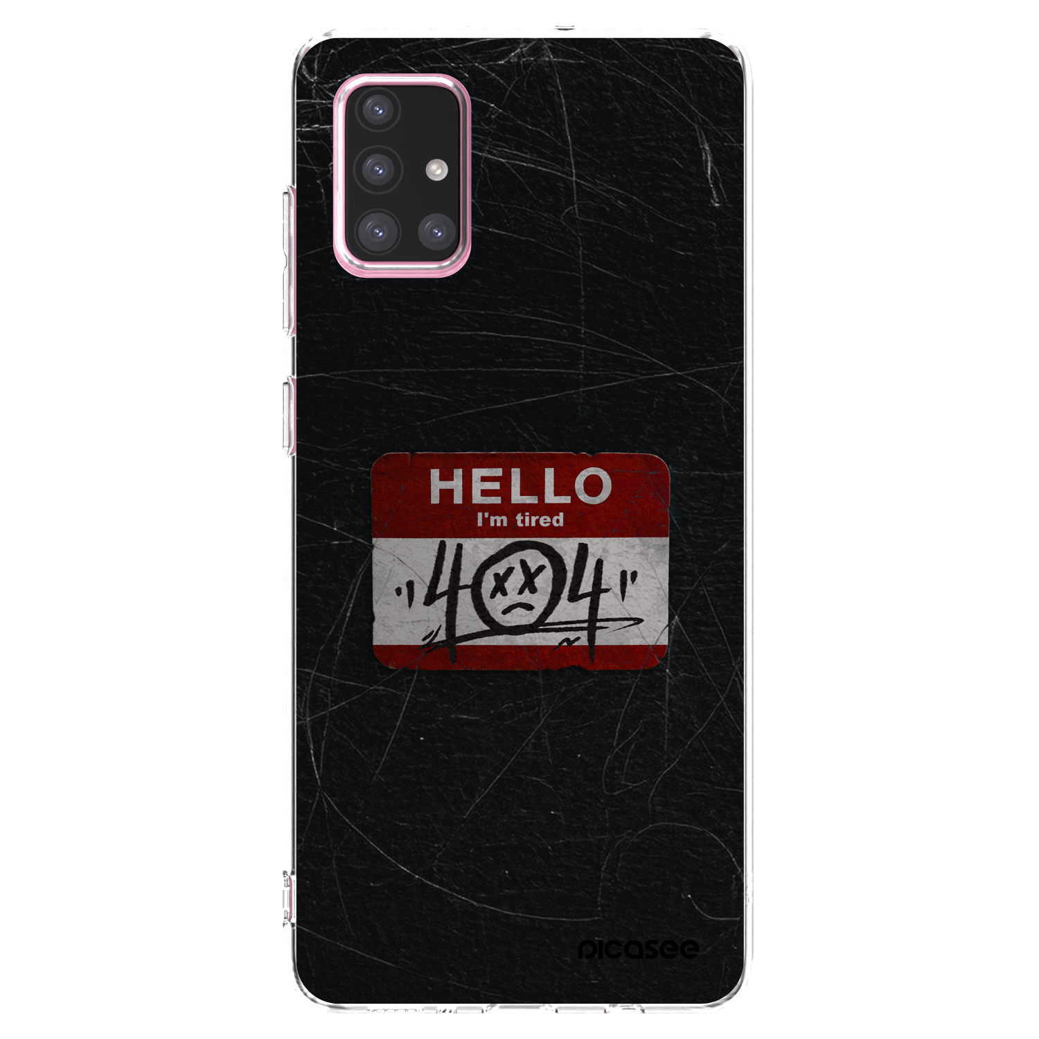 Picasee husă transparentă din silicon pentru Samsung Galaxy A71 A715F - HELLO 404
