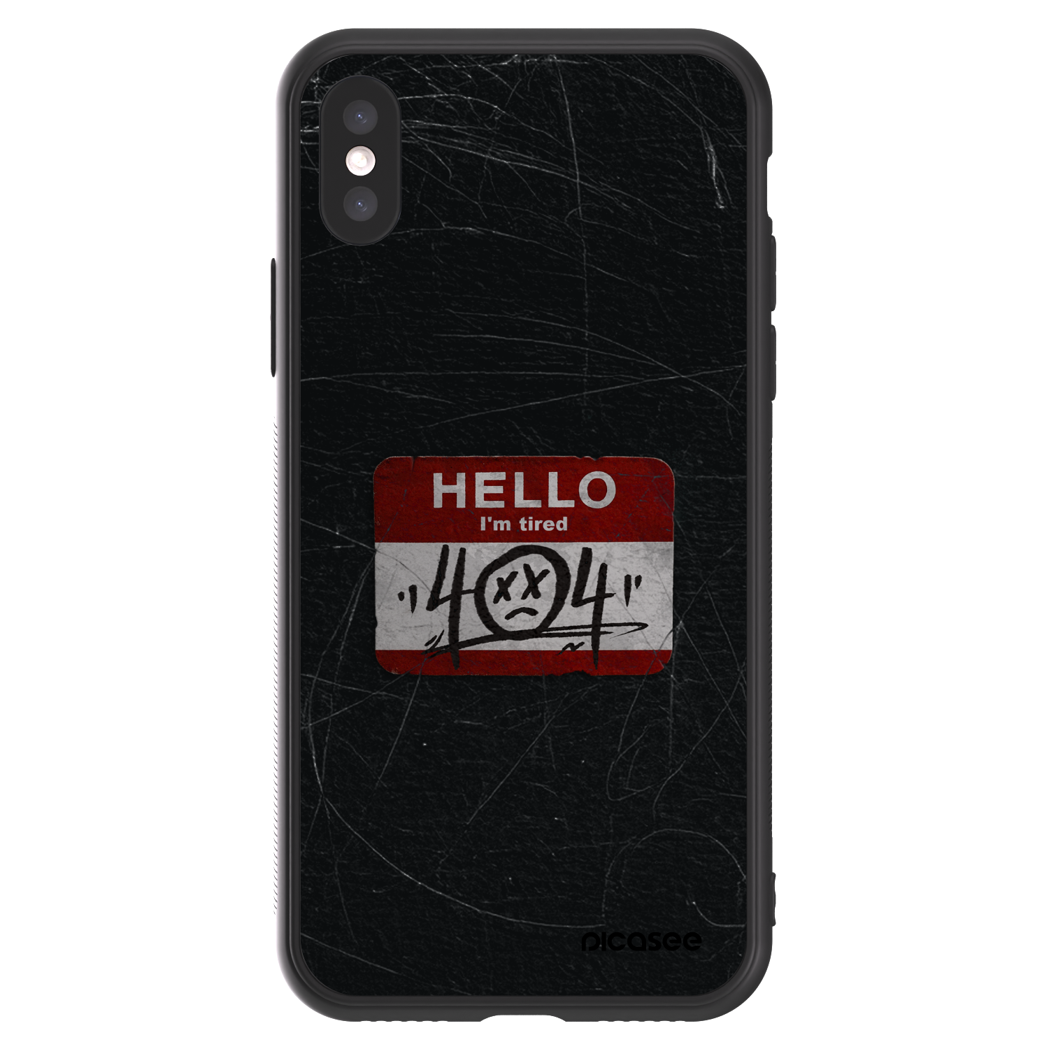 Picasee ULTIMATE CASE pentru Apple iPhone X/XS - HELLO 404