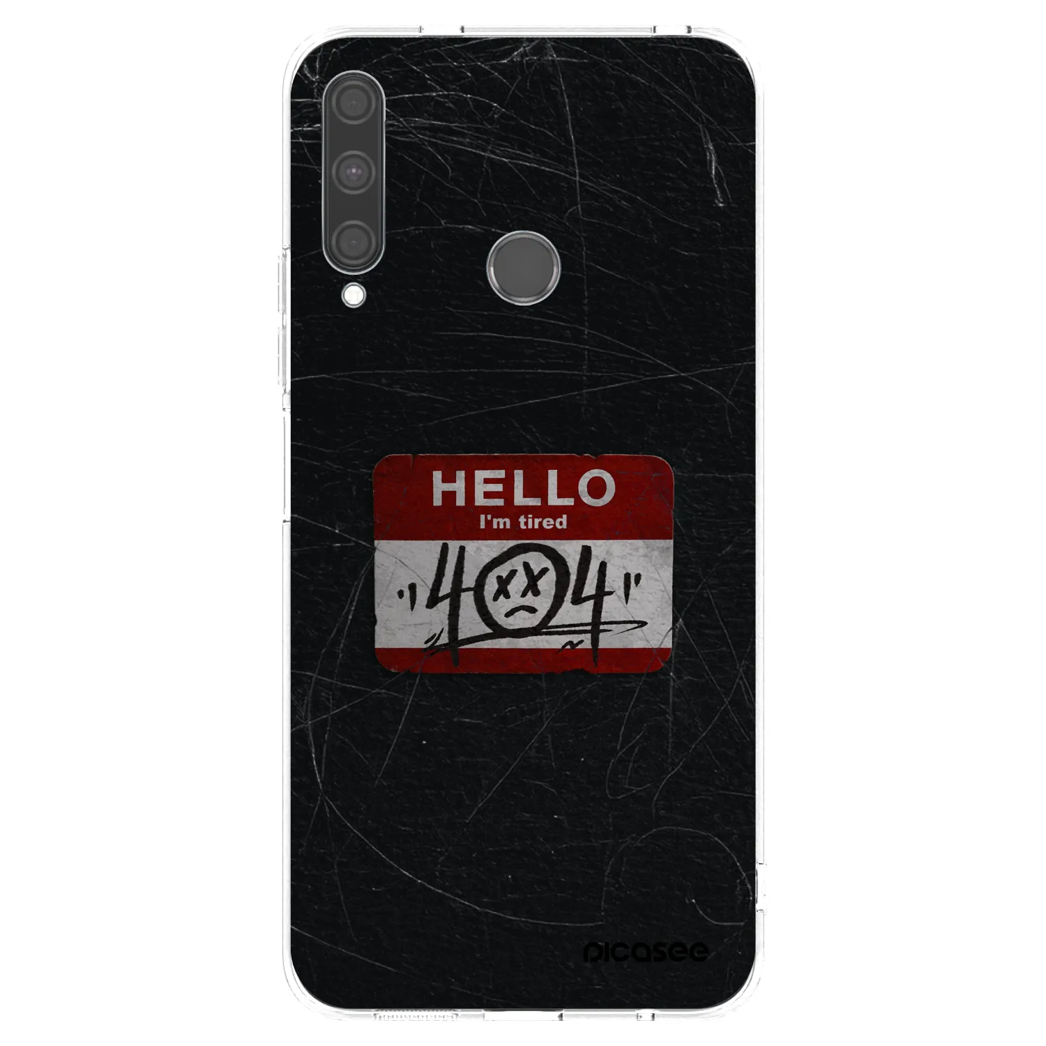 Picasee husă transparentă din silicon pentru Huawei P40 Lite E - HELLO 404