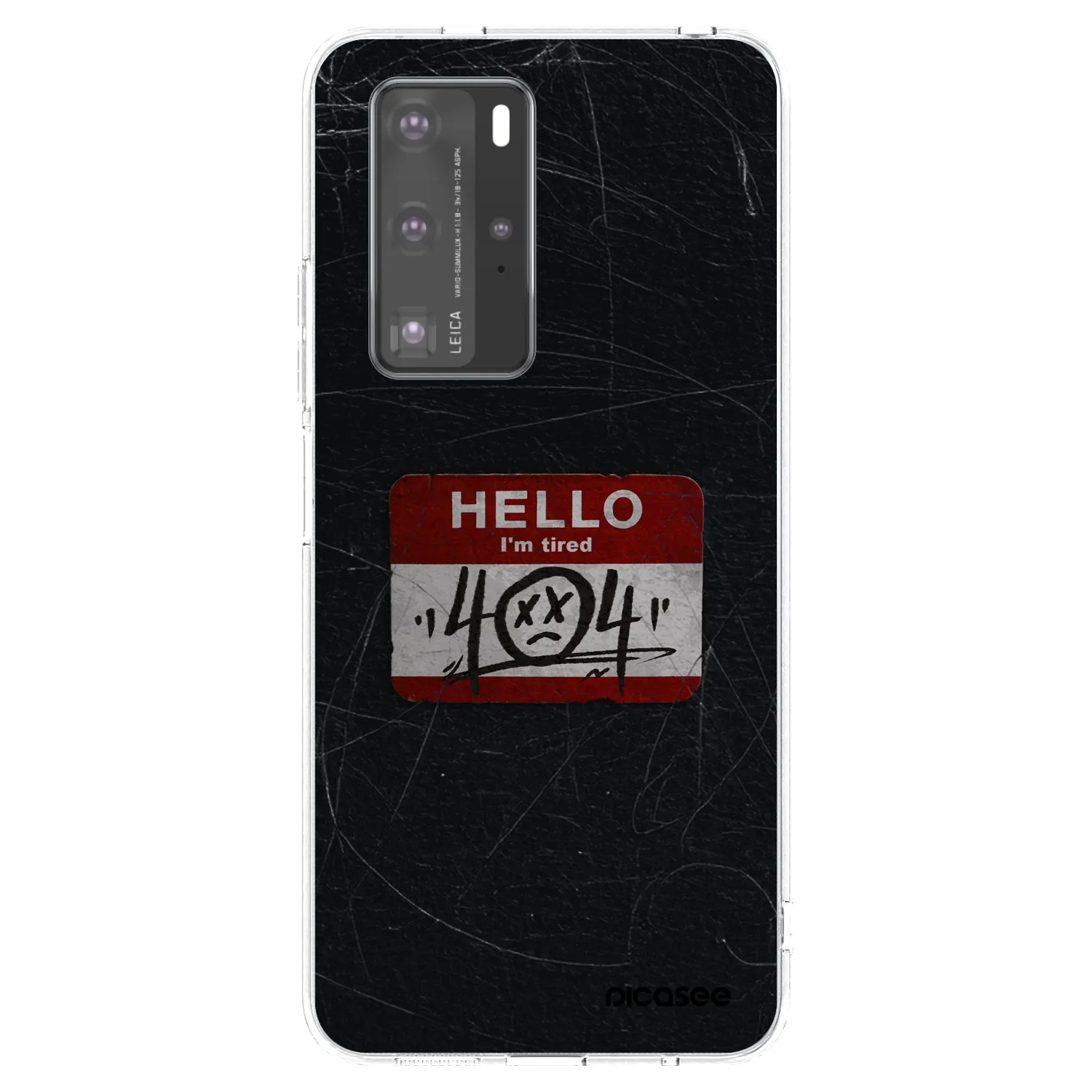 Picasee husă transparentă din silicon pentru Huawei P40 Pro - HELLO 404
