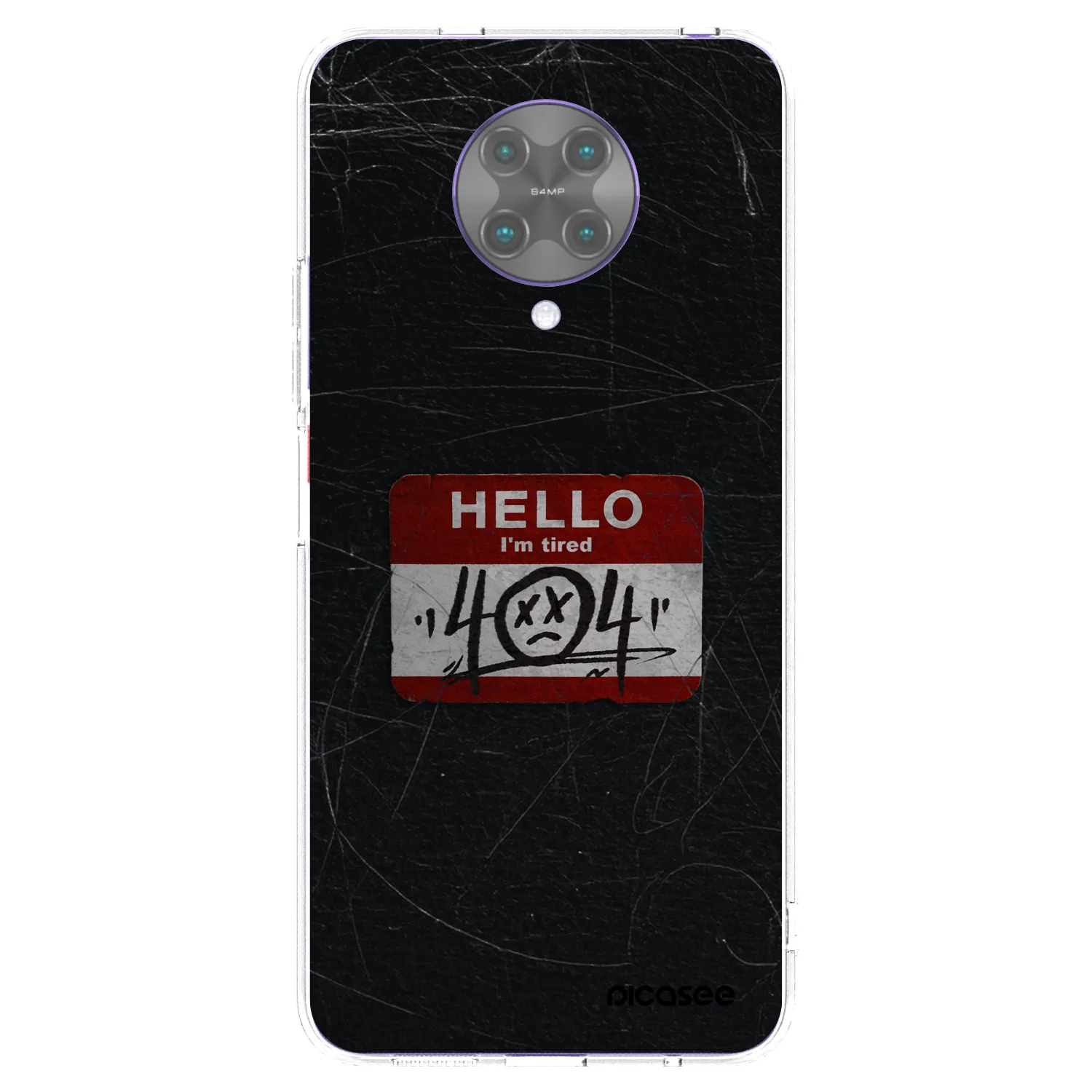 Picasee husă transparentă din silicon pentru Xiaomi Poco F2 Pro - HELLO 404