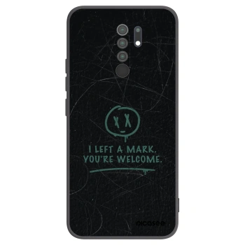 Picasee husă neagră din silicon pentru Xiaomi Redmi 9 - LEFT A MARK