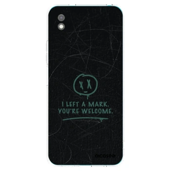 Picasee husă neagră din silicon pentru Xiaomi Redmi 9A - LEFT A MARK