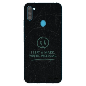 Picasee husă transparentă din silicon pentru Samsung Galaxy M11 - LEFT A MARK