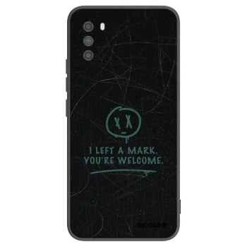 Picasee husă neagră din silicon pentru Xiaomi Poco M3 - LEFT A MARK