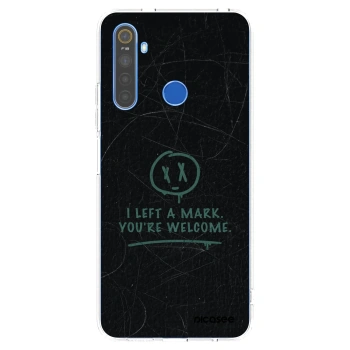 Picasee husă transparentă din silicon pentru Realme 5 - LEFT A MARK