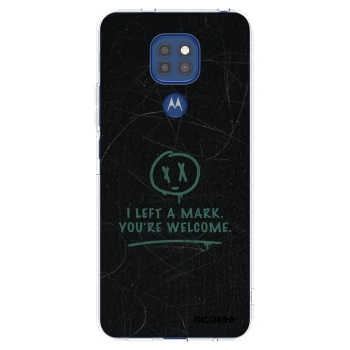 Picasee husă transparentă din silicon pentru Motorola Moto G9 Play - LEFT A MARK