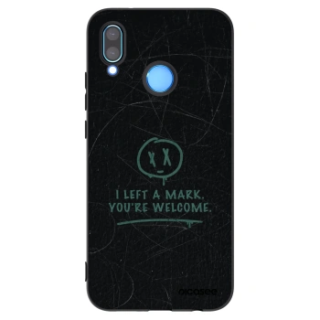 Picasee husă neagră din silicon pentru Huawei P20 Lite - LEFT A MARK