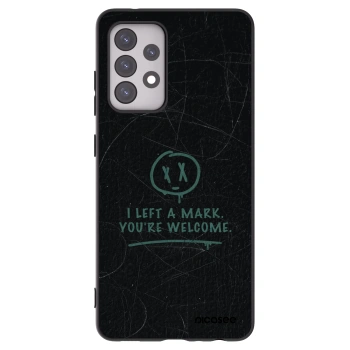 Picasee husă neagră din silicon pentru Samsung Galaxy A52s 5G A528B - LEFT A MARK