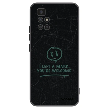 Picasee husă neagră din silicon pentru Xiaomi Redmi 10 - LEFT A MARK