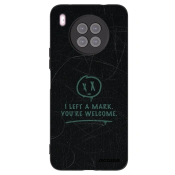 Picasee husă neagră din silicon pentru Huawei Nova 8i - LEFT A MARK