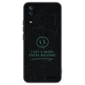 Picasee husă neagră din silicon pentru Vivo Y11s - LEFT A MARK