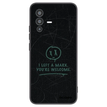 Picasee husă neagră din silicon pentru Vivo V23 5G - LEFT A MARK