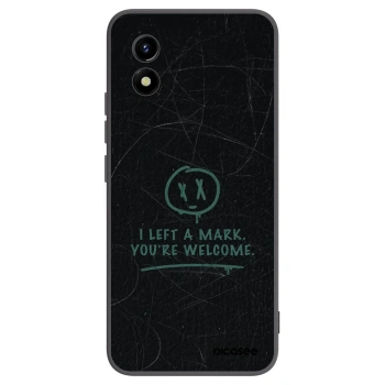 Picasee husă neagră din silicon pentru Vivo Y01 - LEFT A MARK