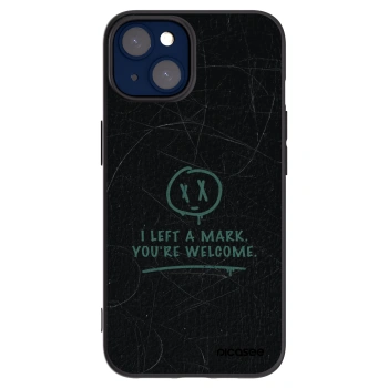 Picasee husă neagră din silicon pentru Apple iPhone 14 - LEFT A MARK
