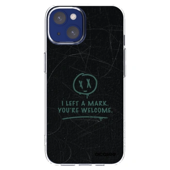 Picasee husă transparentă din silicon pentru Apple iPhone 14 - LEFT A MARK