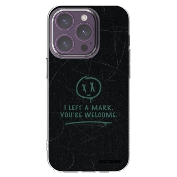 Picasee husă transparentă din silicon pentru Apple iPhone 14 Pro - LEFT A MARK