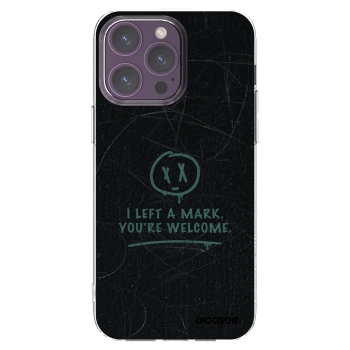 Picasee husă transparentă din silicon pentru Apple iPhone 14 Pro Max - LEFT A MARK