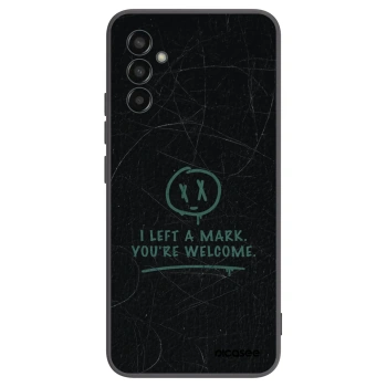 Picasee husă neagră din silicon pentru Samsung Galaxy M13 M135F - LEFT A MARK
