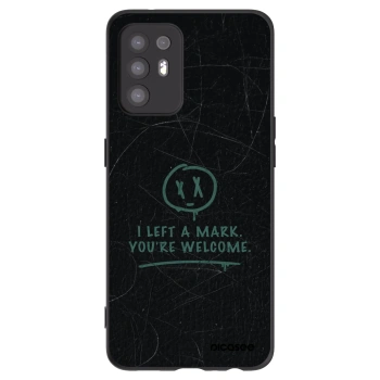 Picasee husă neagră din silicon pentru OPPO A94 5G - LEFT A MARK