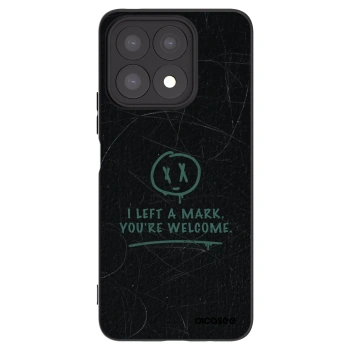 Picasee husă neagră din silicon pentru Honor X8a - LEFT A MARK