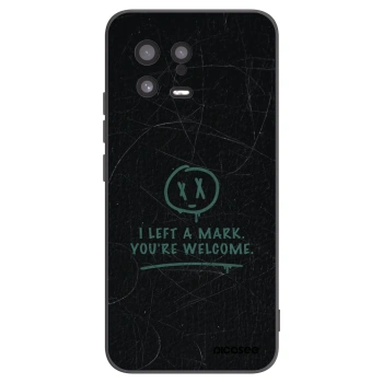 Picasee husă neagră din silicon pentru Xiaomi 13 - LEFT A MARK