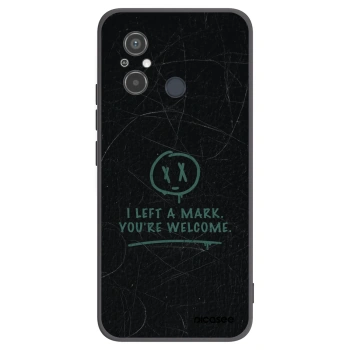 Picasee husă neagră din silicon pentru Xiaomi Redmi 12C - LEFT A MARK