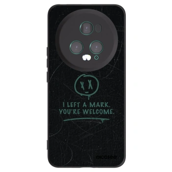 Picasee husă neagră din silicon pentru Honor Magic5 Pro - LEFT A MARK