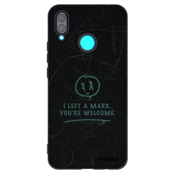 Picasee husă neagră din silicon pentru Huawei Nova 3 - LEFT A MARK