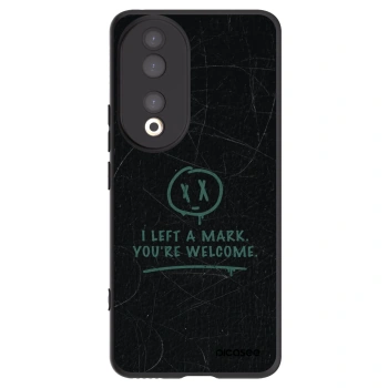 Picasee husă neagră din silicon pentru Honor 90 5G - LEFT A MARK
