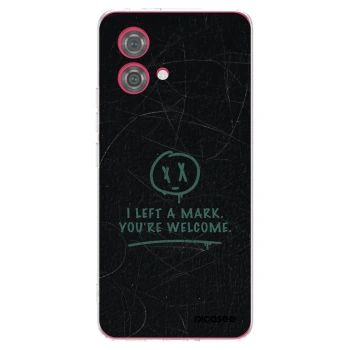 Picasee husă transparentă din silicon pentru Motorola Moto G84 5G - LEFT A MARK