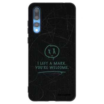 Picasee husă neagră din silicon pentru Huawei P20 Pro - LEFT A MARK