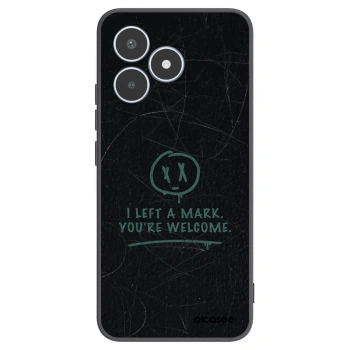 Picasee husă neagră din silicon pentru Realme C53 - LEFT A MARK