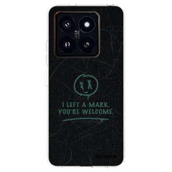 Picasee husă transparentă din silicon pentru Xiaomi 14 Pro - LEFT A MARK