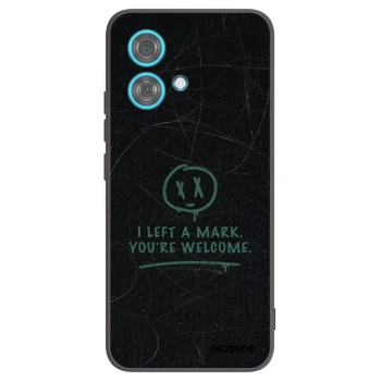 Picasee husă neagră din silicon pentru Motorola Edge 40 Neo - LEFT A MARK