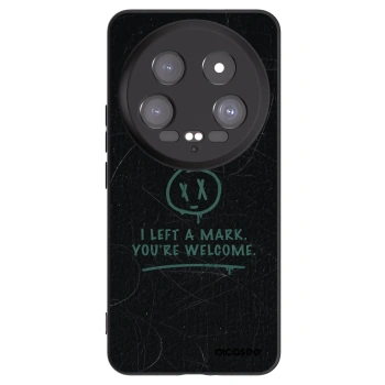 Picasee husă neagră din silicon pentru Xiaomi 14 Ultra - LEFT A MARK