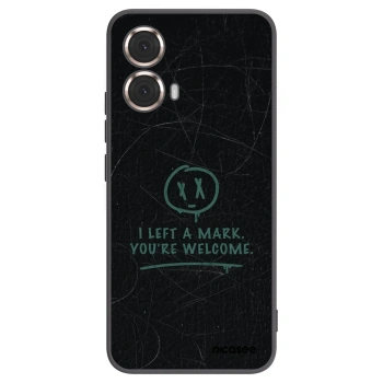 Picasee husă neagră din silicon pentru Motorola Moto G85 - LEFT A MARK