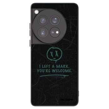 Picasee husă neagră din silicon pentru OnePlus 12 5G - LEFT A MARK