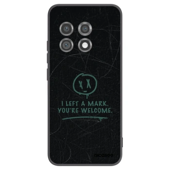 Picasee husă neagră din silicon pentru OnePlus 11 5G - LEFT A MARK