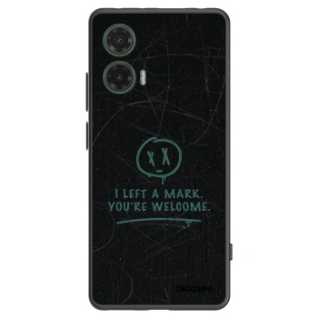 Picasee husă neagră din silicon pentru Motorola Moto G35 5G - LEFT A MARK