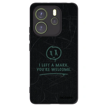 Picasee husă neagră din silicon pentru Xiaomi Redmi Note 14 4G - LEFT A MARK