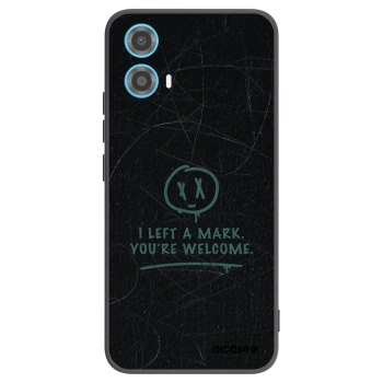 Picasee husă neagră din silicon pentru Motorola Moto G34 5G - LEFT A MARK
