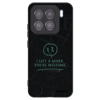 Picasee husă neagră din silicon pentru Xiaomi 15 - LEFT A MARK