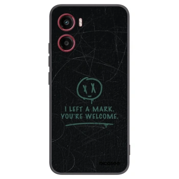Picasee husă neagră din silicon pentru Motorola Moto G05 - LEFT A MARK