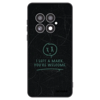 Picasee husă neagră din silicon pentru OnePlus 13 5G - LEFT A MARK