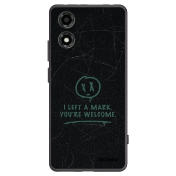 Picasee husă neagră din silicon pentru Motorola Moto E14 - LEFT A MARK