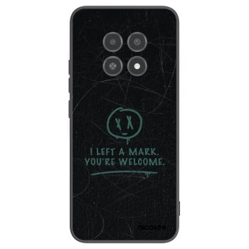 Picasee husă neagră din silicon pentru Realme 12X - LEFT A MARK