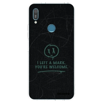 Picasee husă transparentă din silicon pentru Huawei Y6 2019 - LEFT A MARK